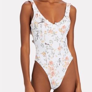 We Wore What ruffle one piece